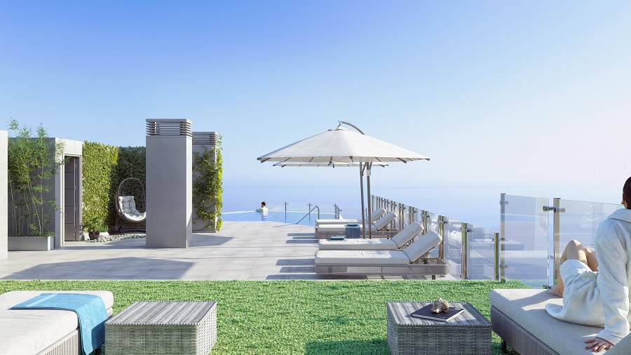 Nuovo progetto a Nerja di appartamenti con 2 e 3 camere da letto, splendida vista sul mare e piscina comune, campo da padel, palestra e altro ancora.