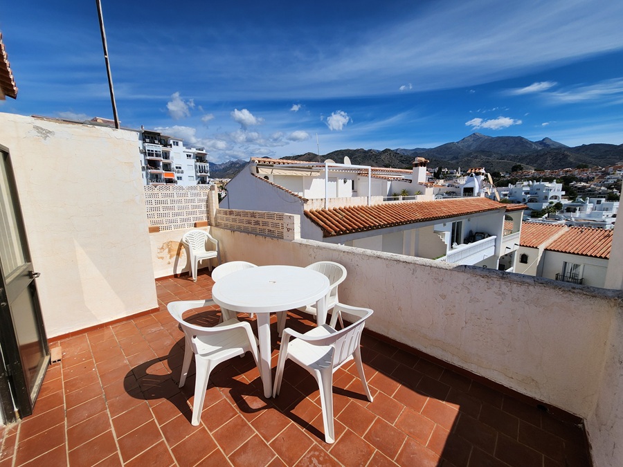 Duplex med utrolig havudsigt og fælles pool i området Parador de Nerja