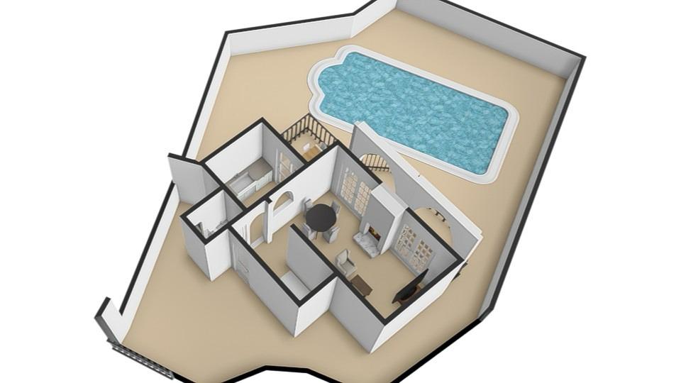 Fritliggende villa med privat pool og havudsigt i El Mirador de las Lomas - Frigiliana