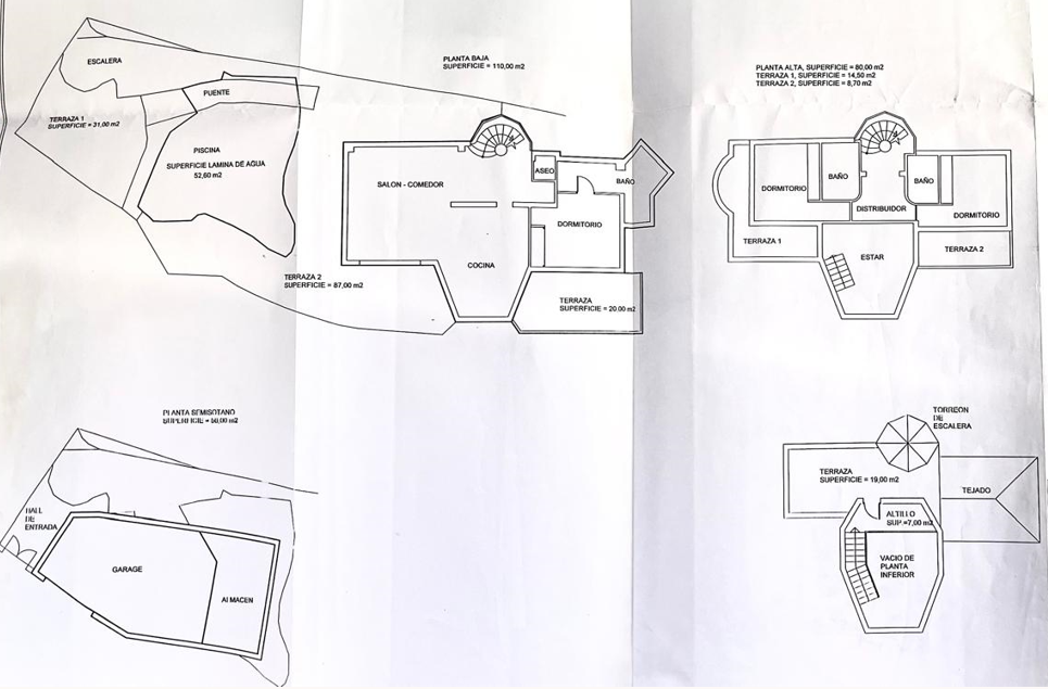 Villa med privat pool 500 meter fra Burriana-stranden