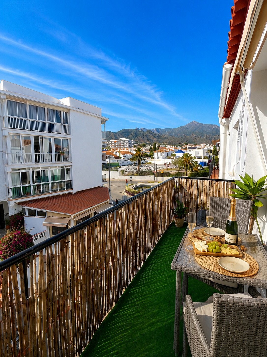 Rymlig lägenhet i området Parador de Nerja, bara några minuters promenad från stranden och centrum av Nerja