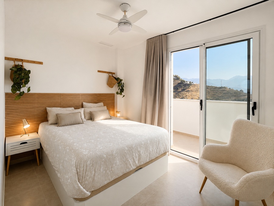 Eksklusiv penthouse med panoramaudsigt over havet og femstjernede faciliteter i Bayview II, Nerja